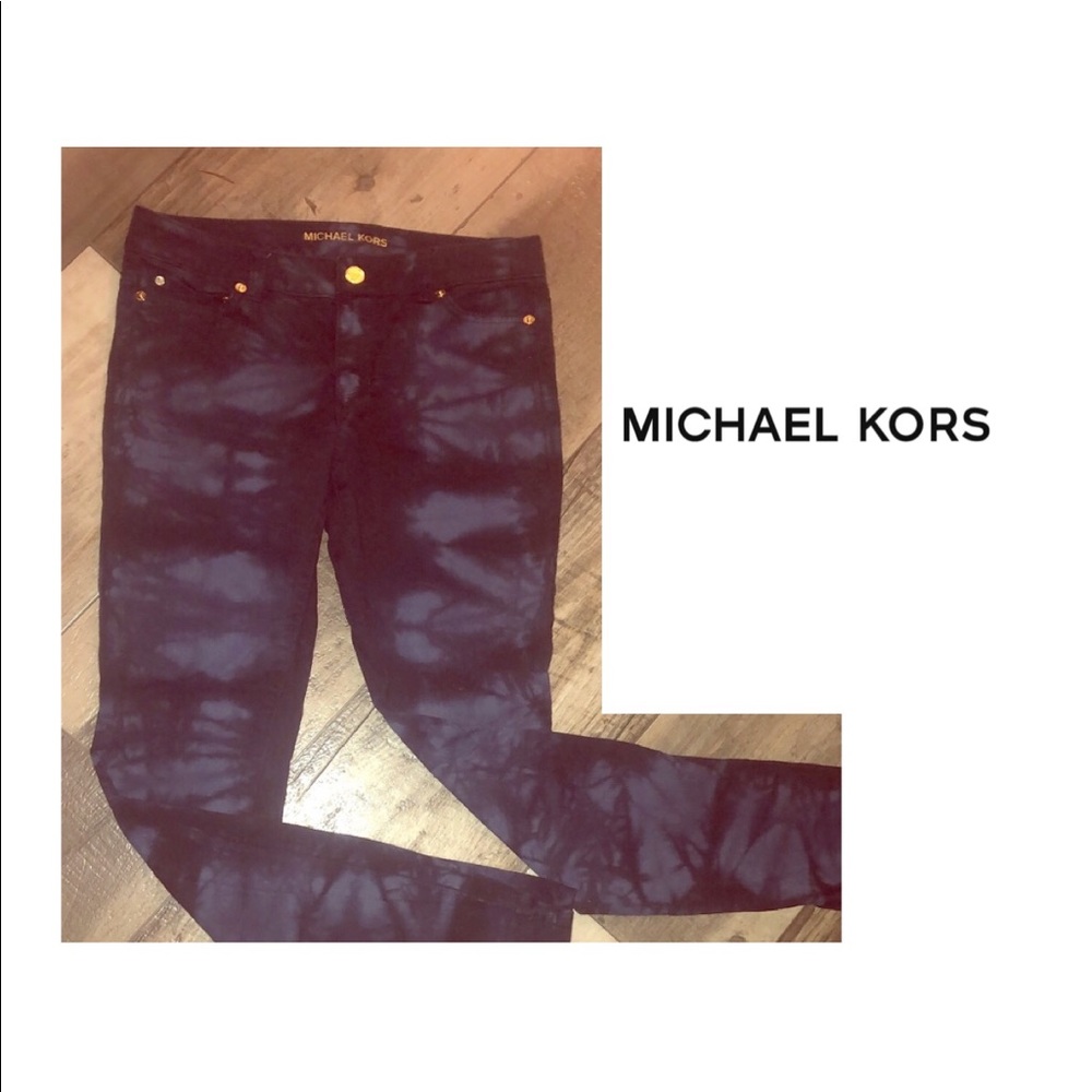 💯 MICHAEL KORS ORIGINAL STRETCHY TIE DYE JEANS